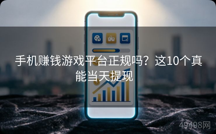 手机赚钱游戏平台正规吗？这10个真能当天提现   