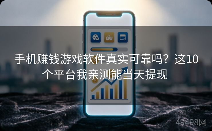 手机赚钱游戏软件真实可靠吗？这10个平台我亲测能当天提现 