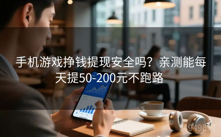 手机游戏挣钱提现安全吗？亲测能每天提50-200元不跑路 