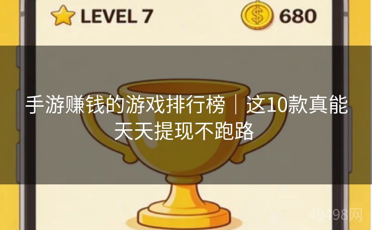 手游赚钱的游戏排行榜|这10款真能天天提现不跑路 手游赚钱的游戏排行榜|这10款真能天天提现不跑路