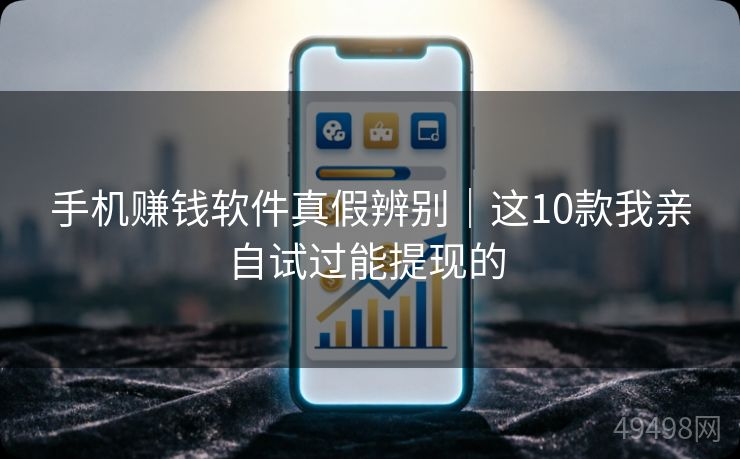 手机赚钱软件真假辨别｜这10款我亲自试过能提现的 