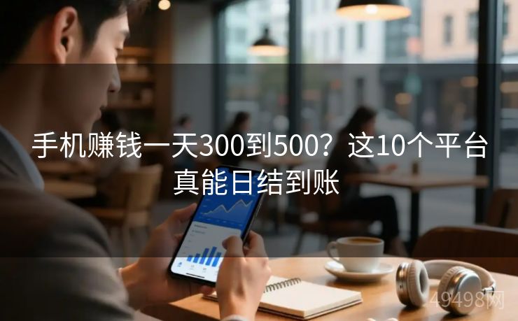 手机赚钱一天300到500?这10个平台真能日结到账 手机赚钱一天300到500?这10个平台真能日结到账
