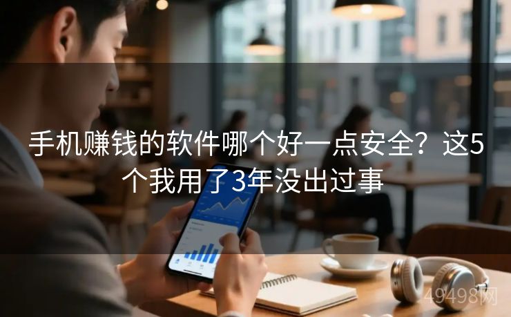 手机赚钱的软件哪个好一点安全？这5个我用了3年没出过事 