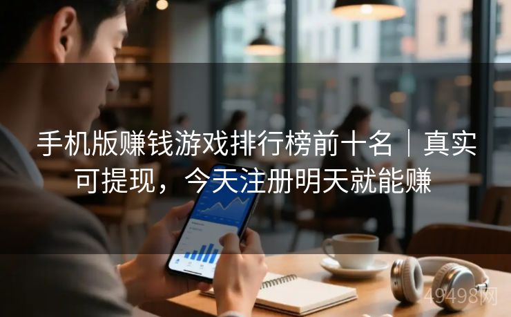 手机版赚钱游戏排行榜前十名｜真实可提现，今天注册明天就能赚 