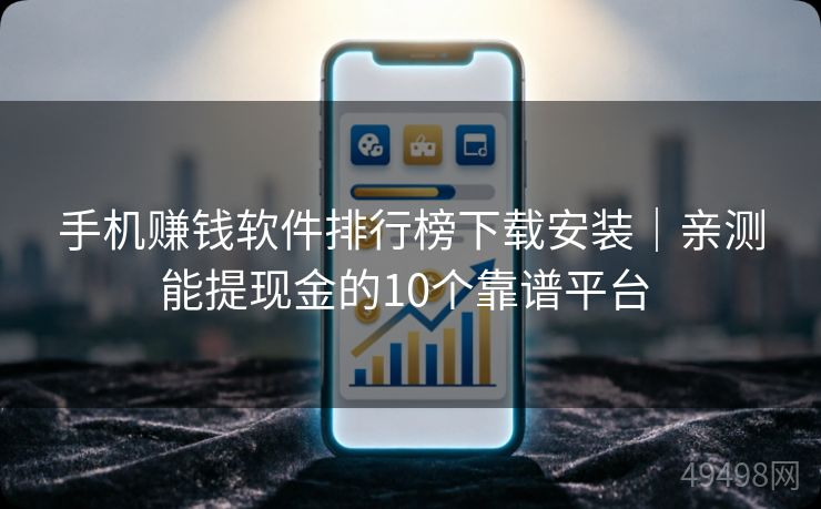 手机赚钱软件排行榜下载安装｜亲测能提现金的10个靠谱平台 