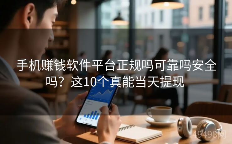 手机赚钱软件平台正规吗可靠吗安全吗？这10个真能当天提现 