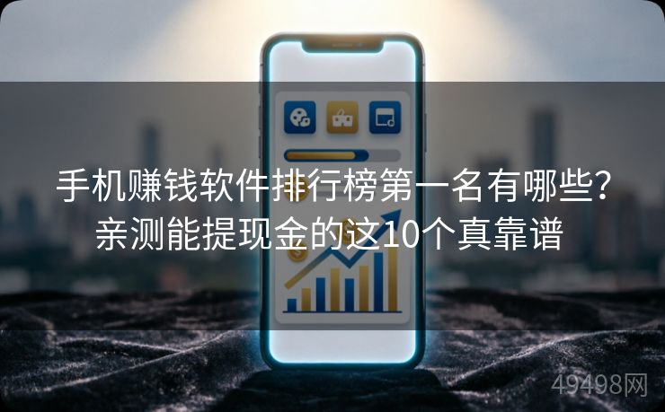 手机赚钱软件排行榜第一名有哪些？亲测能提现金的这10个真靠谱 