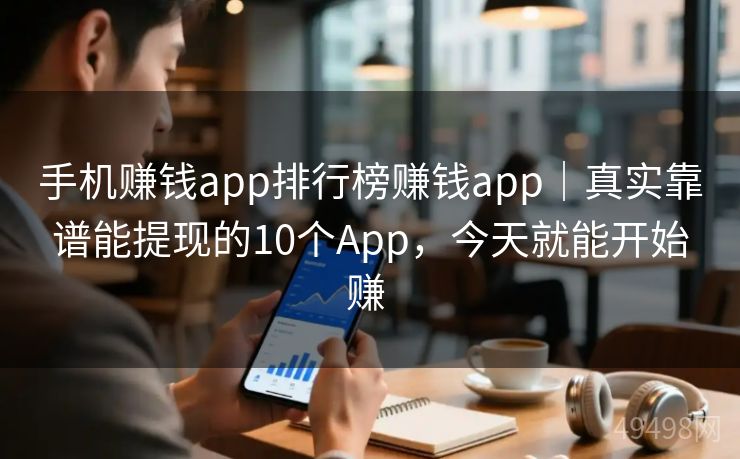 手机赚钱app排行榜赚钱app｜真实靠谱能提现的10个App，今天就能开始赚 