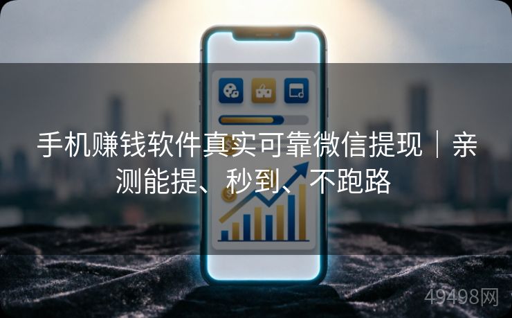 手机赚钱软件真实可靠微信提现｜亲测能提、秒到、不跑路 