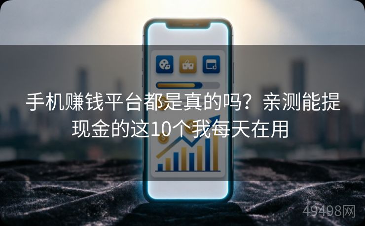 手机赚钱平台都是真的吗？亲测能提现金的这10个我每天在用 