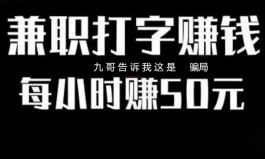 打字赚钱一小时50元的收入是真的吗？