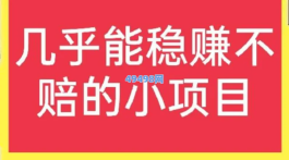 真的有稳赚不赔的创业项目吗？